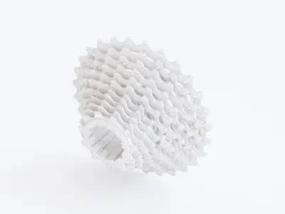 Bicycle cassette 3D model