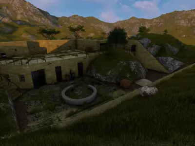 A Relic of the Past- crumbling fortress 3D model