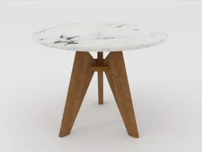 Alicante Marble Coffee Table Free 3D model