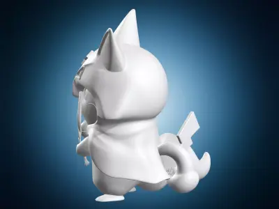 Pikachu Alakazam Cosplay Figurine 3D print model