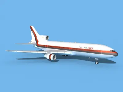 Lockheed L1011 Total Air 3D model