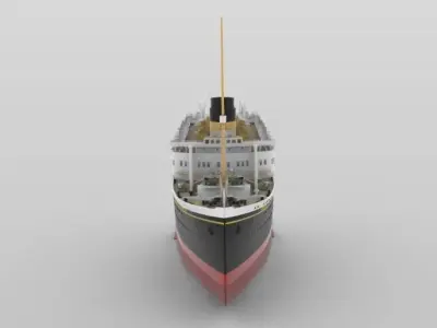 MV GEORGIC 1931 last White Star Line ship printable model 3D print model