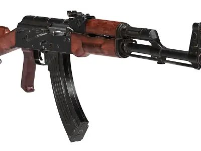 AKM Automatic Rifle 3D model