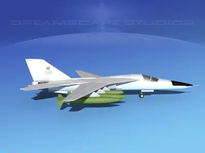 General Dynamics FB-111 Aardvark V06 3D model