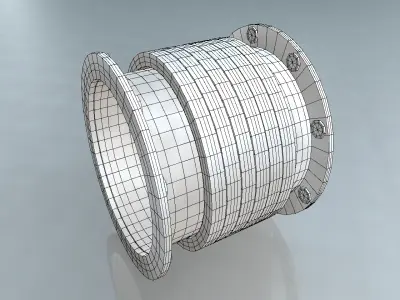 Rusted Pipe 12 3D model