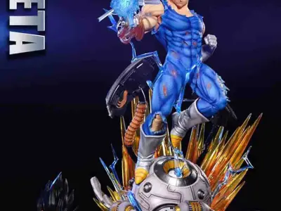 SSJ Vegeta on Capsule Dragon Ball 3D Model Ready to Print 3D print model purchase