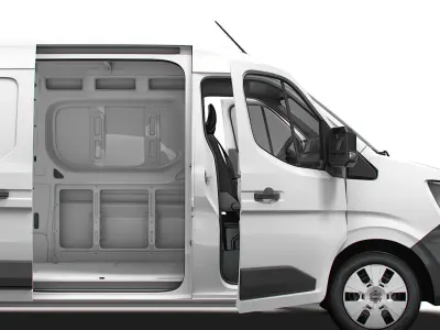 Nissan Interstar L3H2 Van HQ Interior 2024 3D model