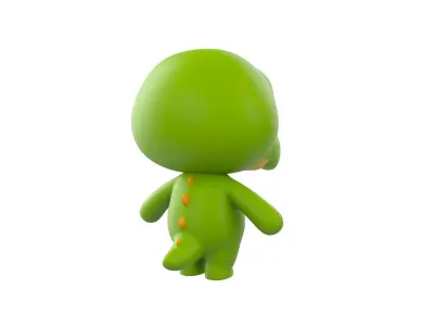 Character013 Crocodile 3D model