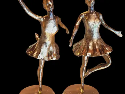 Dance decorative sculpture 3D print model