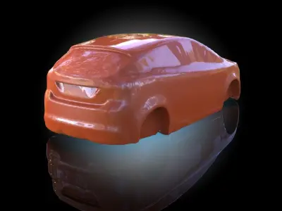 SUV Car Body1 Free 3D model