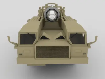 9p117 elbrus Low-poly 3D model