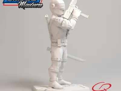 GI JOE Character Snake Eyes Full-figure Pose 01 3D print model