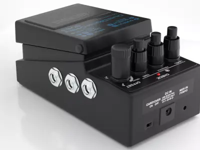 BOSS - effects pedals SDE-3 3D model