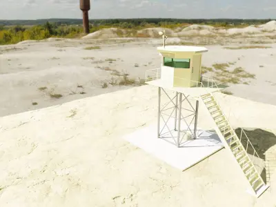 Guard Tower Outpost 3D model