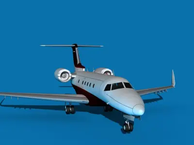 Embraer Praetor 500 V03 3D model