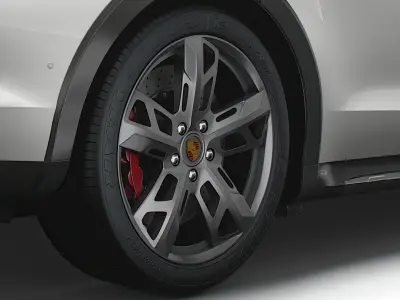 Porsche Taycan Cross Turismo 2022 wheel 3D model