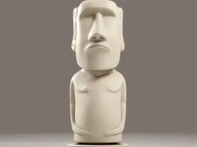 Moai Easter Island Statue 3D print model