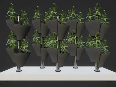 Snail Flower Pot Free 3D model