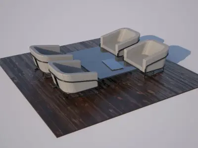 office furniture 01 Free 3D model