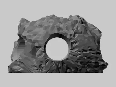 Aquarium-Ornaments Second cave Free 3D print model