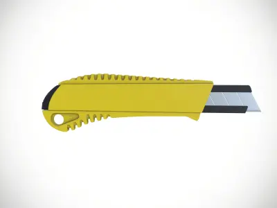 Cutter knife Low-poly 3D model