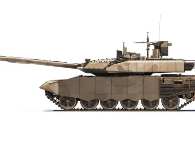 Tank T-90SM 2020 3D model