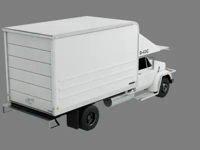 Airport Catering Truck Low-poly 3D model