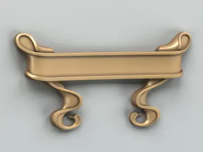 Decorative Ribbon 003 Free 3D model