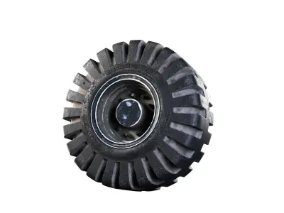 Tire and Rim 3D Model 3D model
