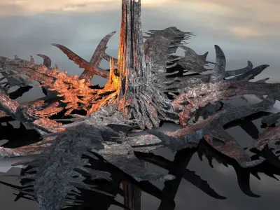 Kraken Great Underwater Temple 3D model