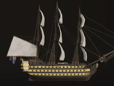 HMS Endeavour 3D model