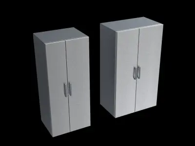 36 and 48 Inch refrigerator residential-commercial architecture 3D model