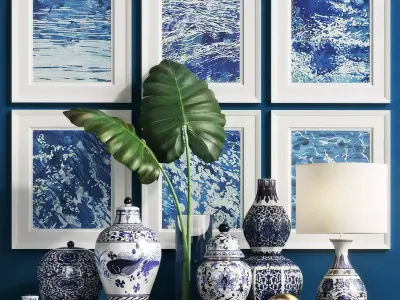 Williams-Sonoma Home Decor set 3D model