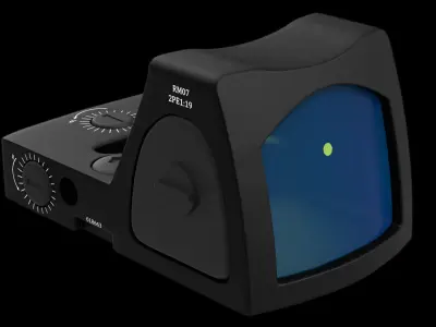 Trijicon RMR Sight Low-poly 3D model