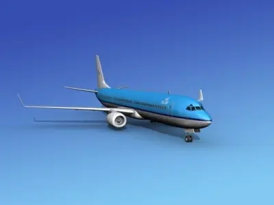 Boeing 737-900ER KLM 3D model