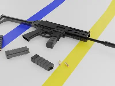 Tsvircoon S Low-poly 3D model