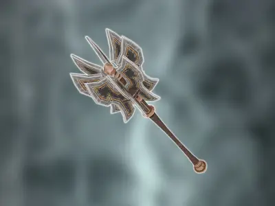 Fantasy Armory -  Two-Handed Heavy Mace Low-poly 3D model