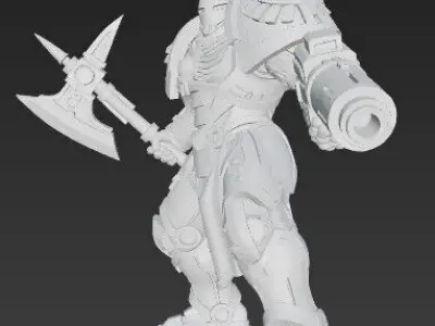 3D Printable Iron Oath Guardian Heavy Infantry Armor 3D model