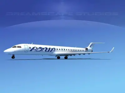 Bombardier CRJ900 Adria 3D model
