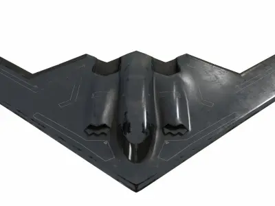 Northrop Grumman B-2 Spirit Low-poly 3D model