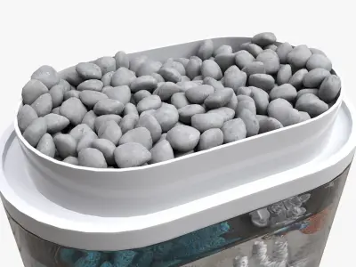 Xiaomi Geometry Mini Lazy Fish Tank 3D model