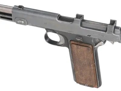 PBR  Steyr M1912 Low-poly 3D model