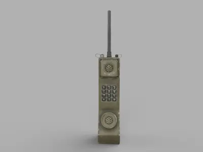 call in radio 3D model