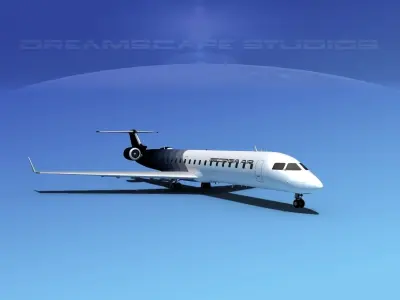 Bombardier CRJ900 Georgia Air 3D model