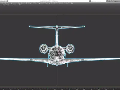 Embraer Phenom 300 Low-poly 3D model