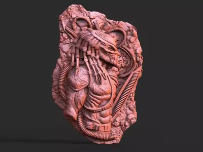 Predator CNC 3D print model