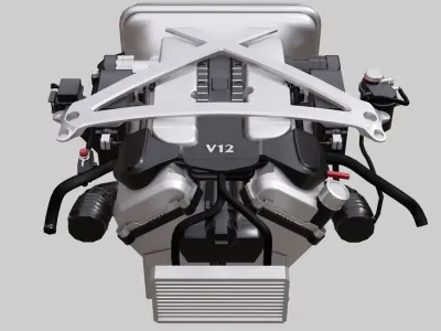 Car Engine  3D model