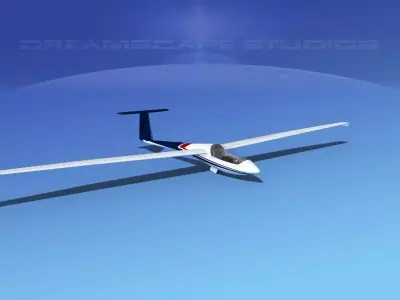 Centrair C-101 Pegase V06 Low-poly 3D model