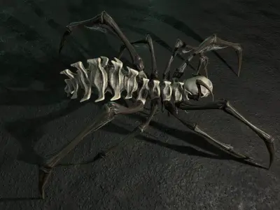 Undeath Spider 2 Low-poly 3D model