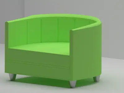 Modern Armchair Free 3D model shop